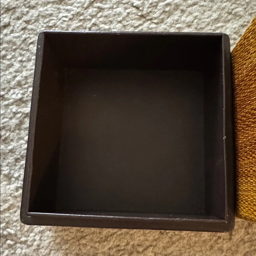 Woven Tan Storage Boxes set from Restoration hardware (tall, medium and short)